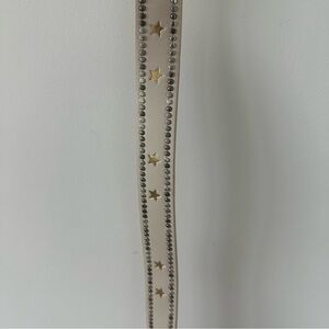 Beige Belt with Star Accents